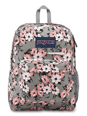 JanSport THE DIGIBREAK Coral Sparkle Pretty Posey Backpack